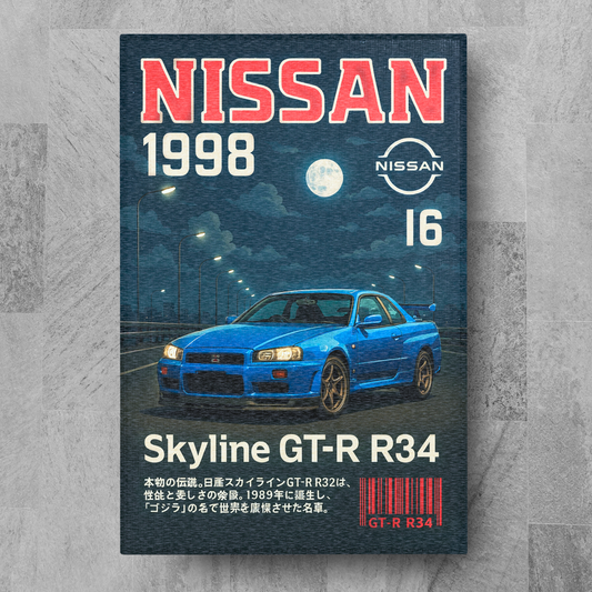 Skyline GTR R34 Area Mat